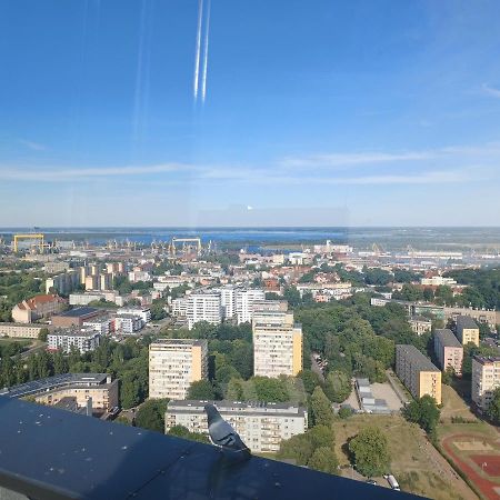 Hanza Tower Ajp Lux Apartment Stettino Esterno foto