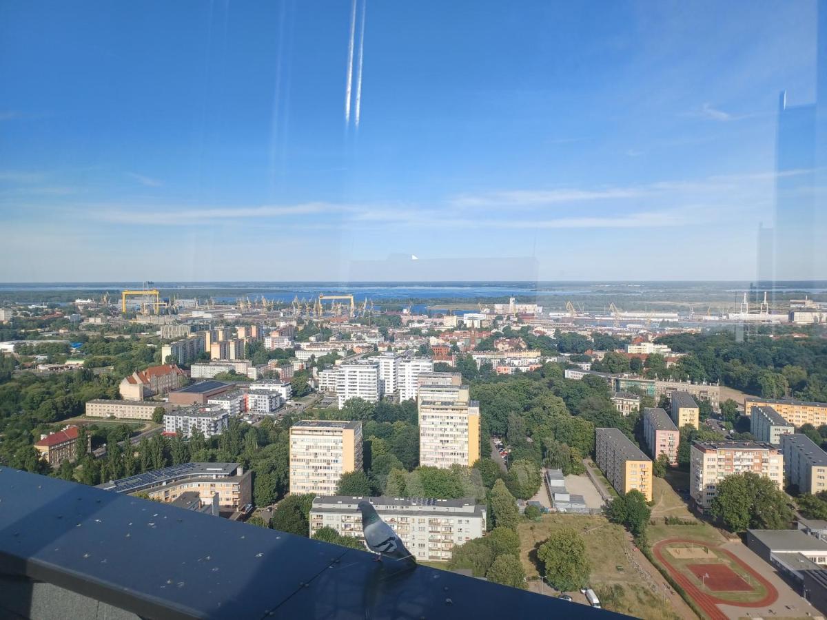 Hanza Tower Ajp Lux Apartment Stettino Esterno foto